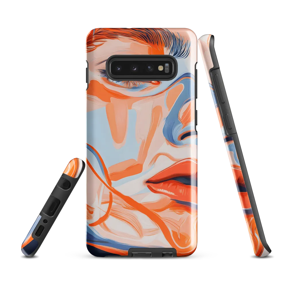 Echoes of Color: A Contemporary Portrait | Phone Case |  S10 Plus | Tough Case | Glossy