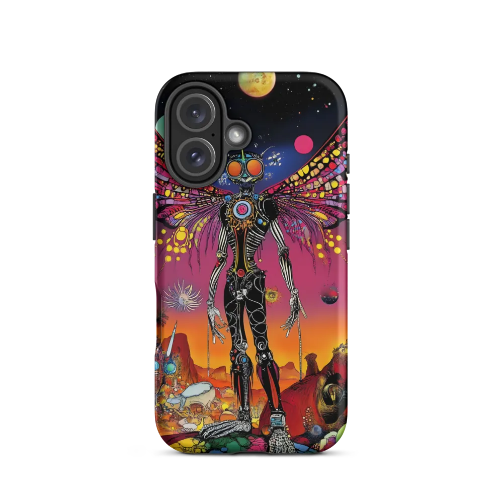 Celestial Winged Skeleton. | Phone Case