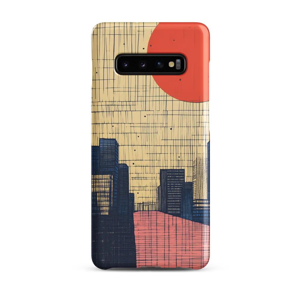 Urban Echoes: A Minimalist Cityscape