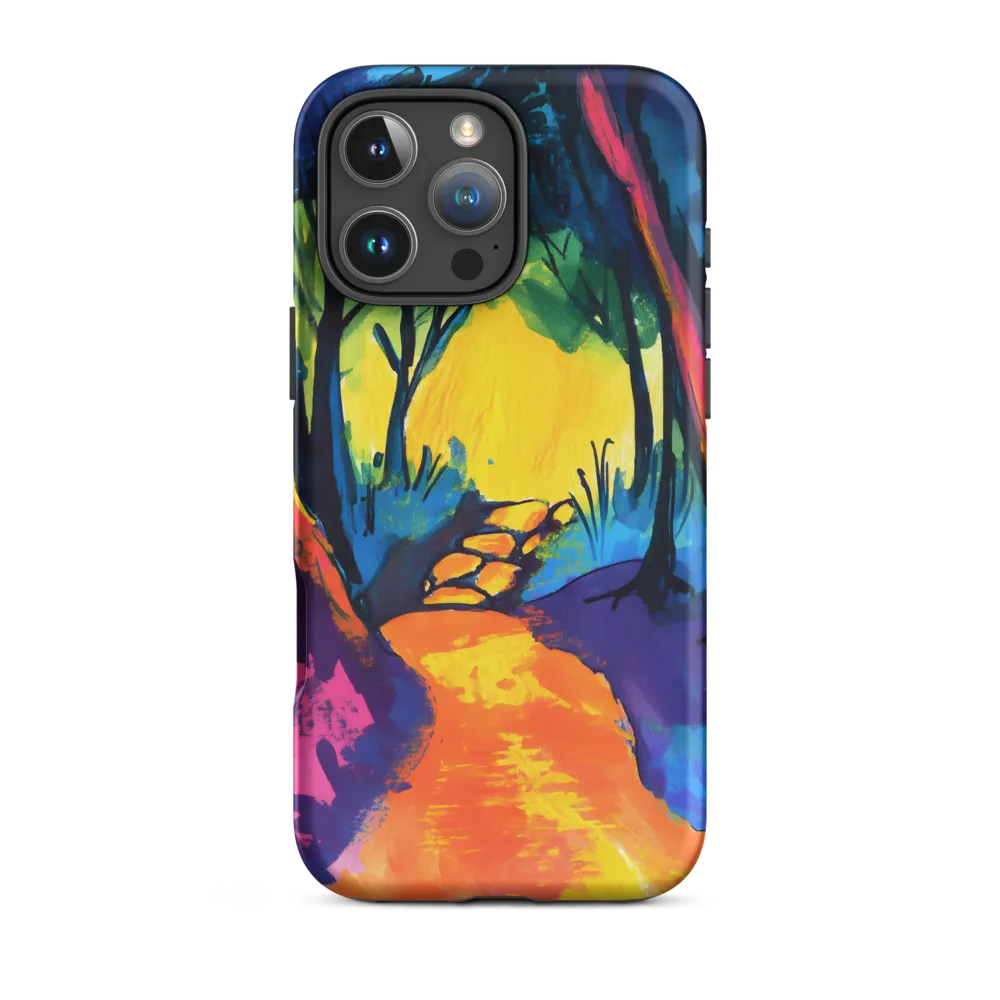 Path Through a Vibrant Forest