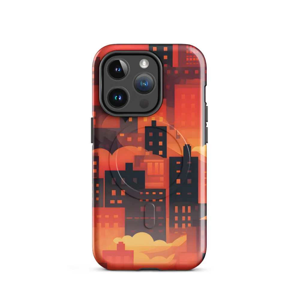 Radiance of the Urban Horizon | Phone Case |  14 Pro | MagSafe® Tough Case | Glossy