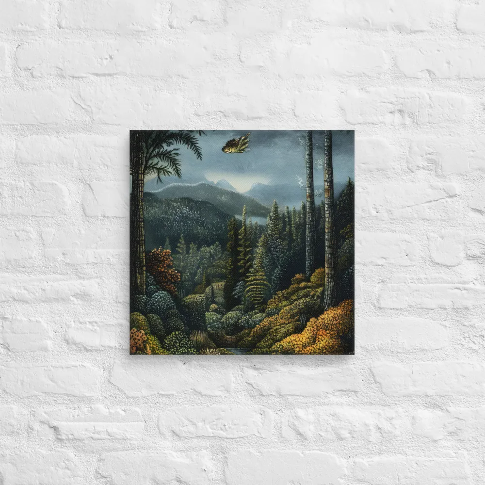 Whispers of the Enchanted Forest | Canvas | 16″×16″