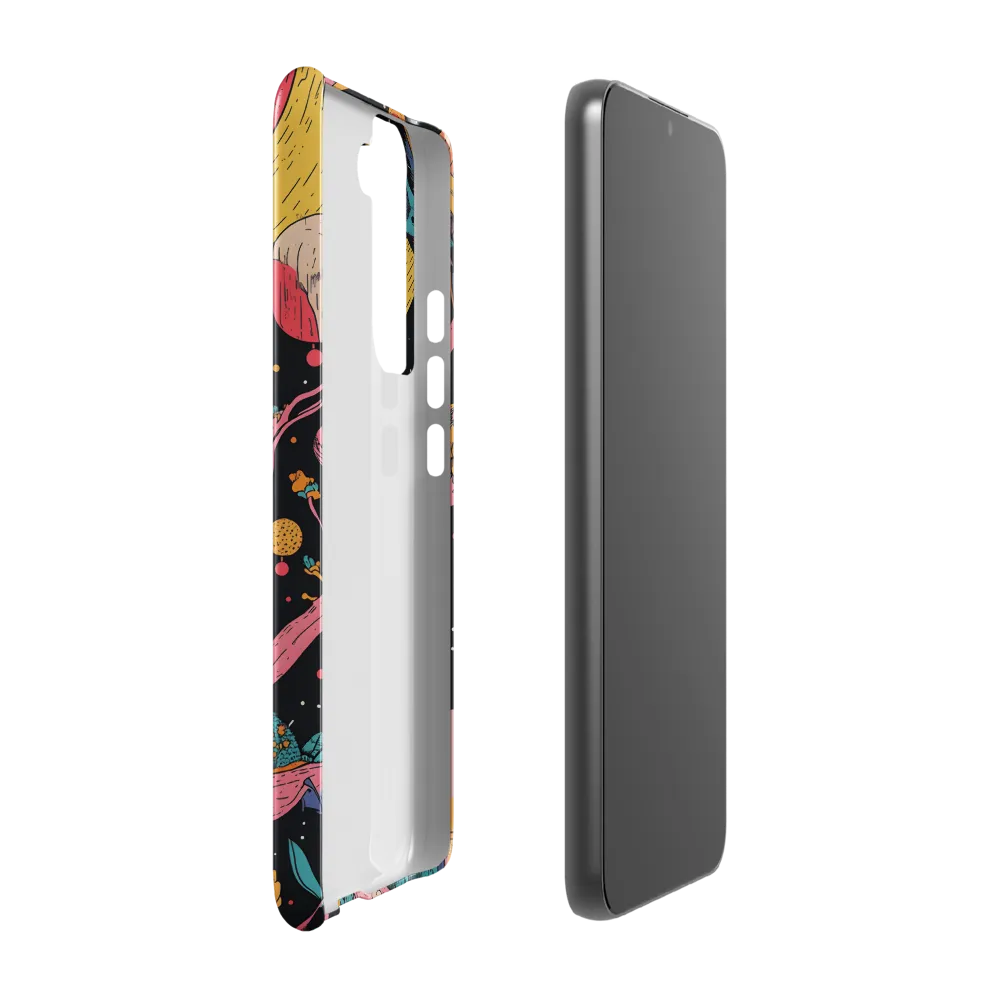 Whimsical Cosmic Owl | Phone Case |  S22 Plus | Snap Case | Glossy