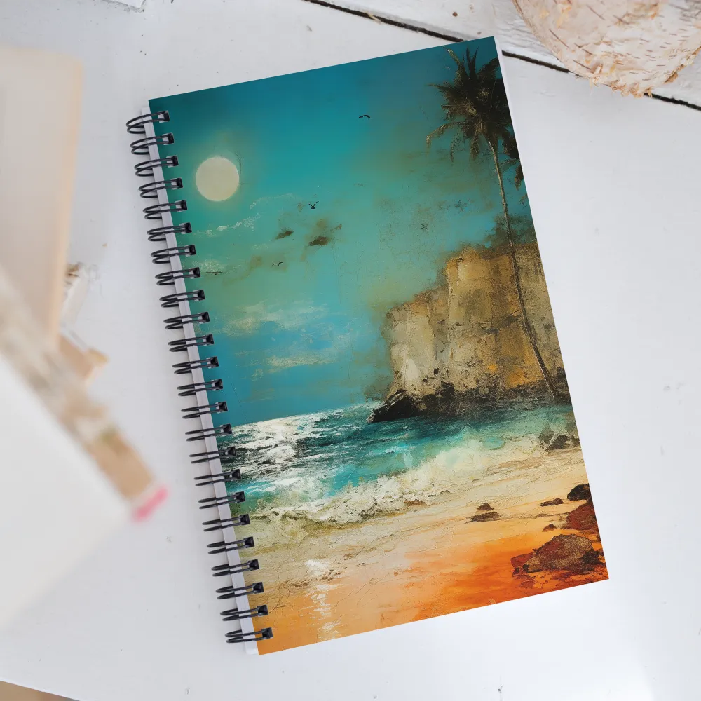 Moonlit Tranquility | Spiral Notebook