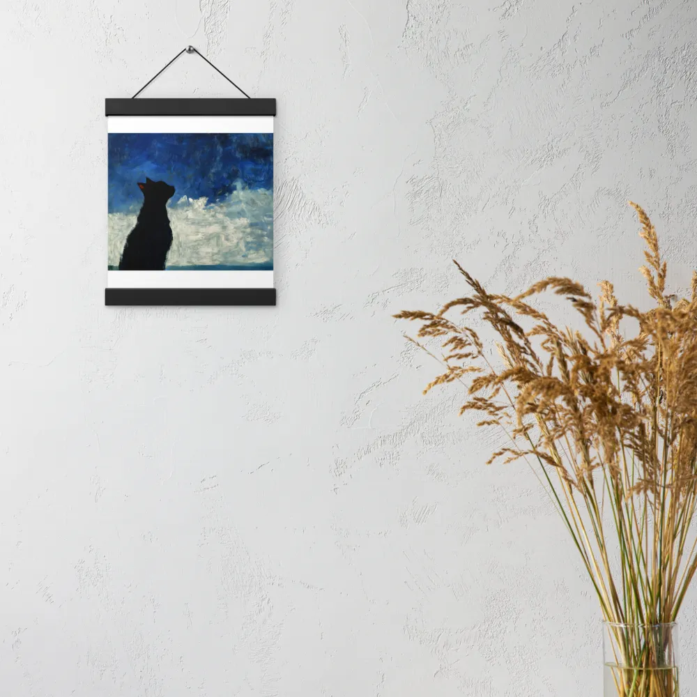 Serenade of the Night | Poster With Black Wood Hanger | 8″×10″