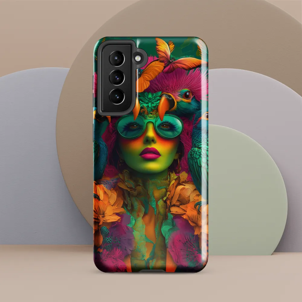 Tropical Reverie | Phone Case |  S21 | Tough Case | Glossy