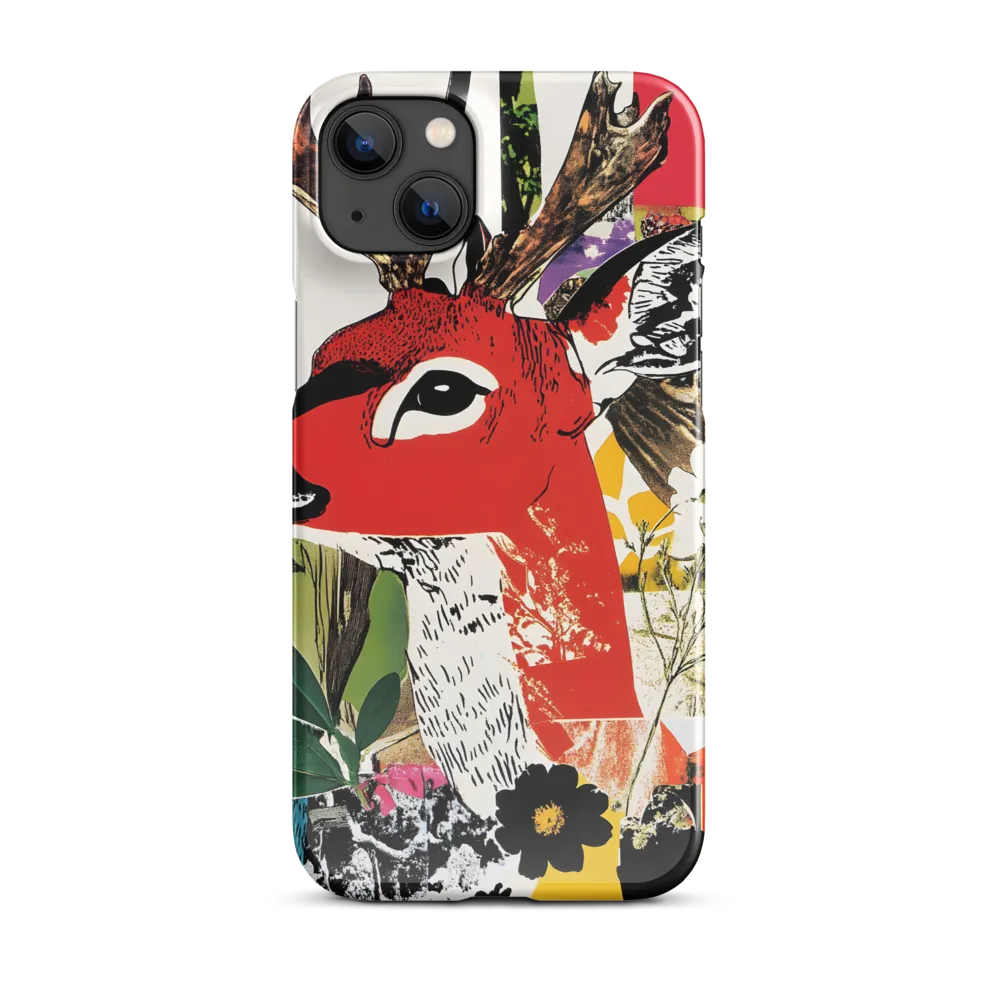 Vibrant Harmony: The Deer in Nature | Phone Case |  14 Plus | Snap Case | Glossy
