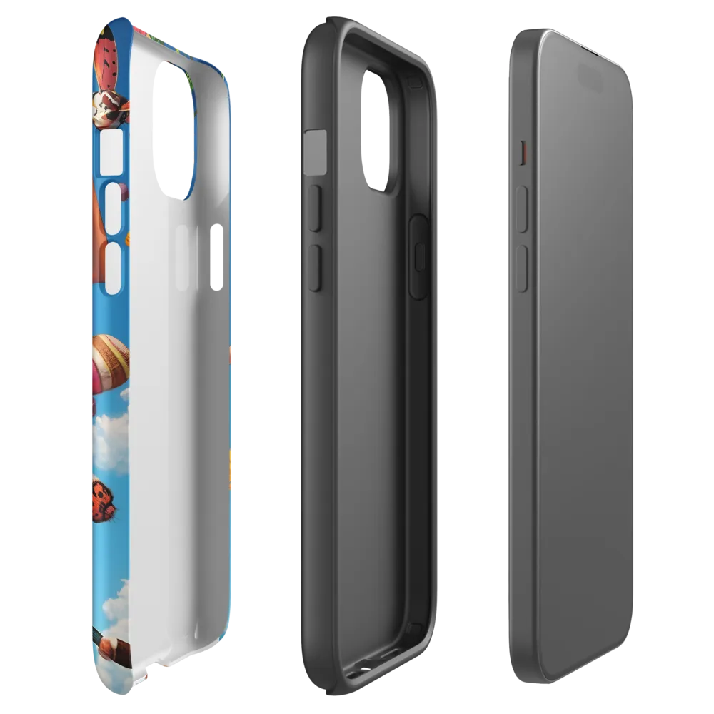 Joyful Whimsy | Phone Case |  15 Plus | Tough Case | Matte
