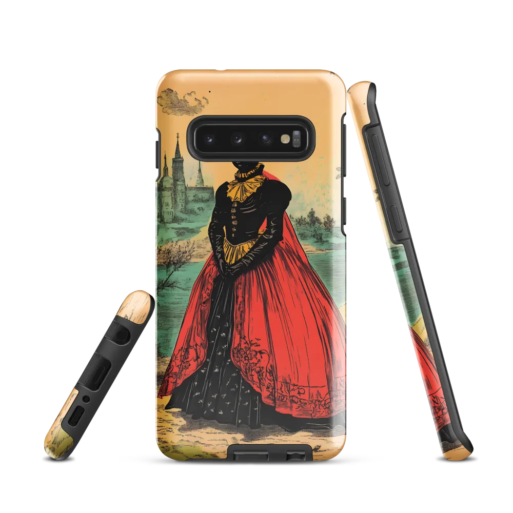 Elegance in Red and Gold