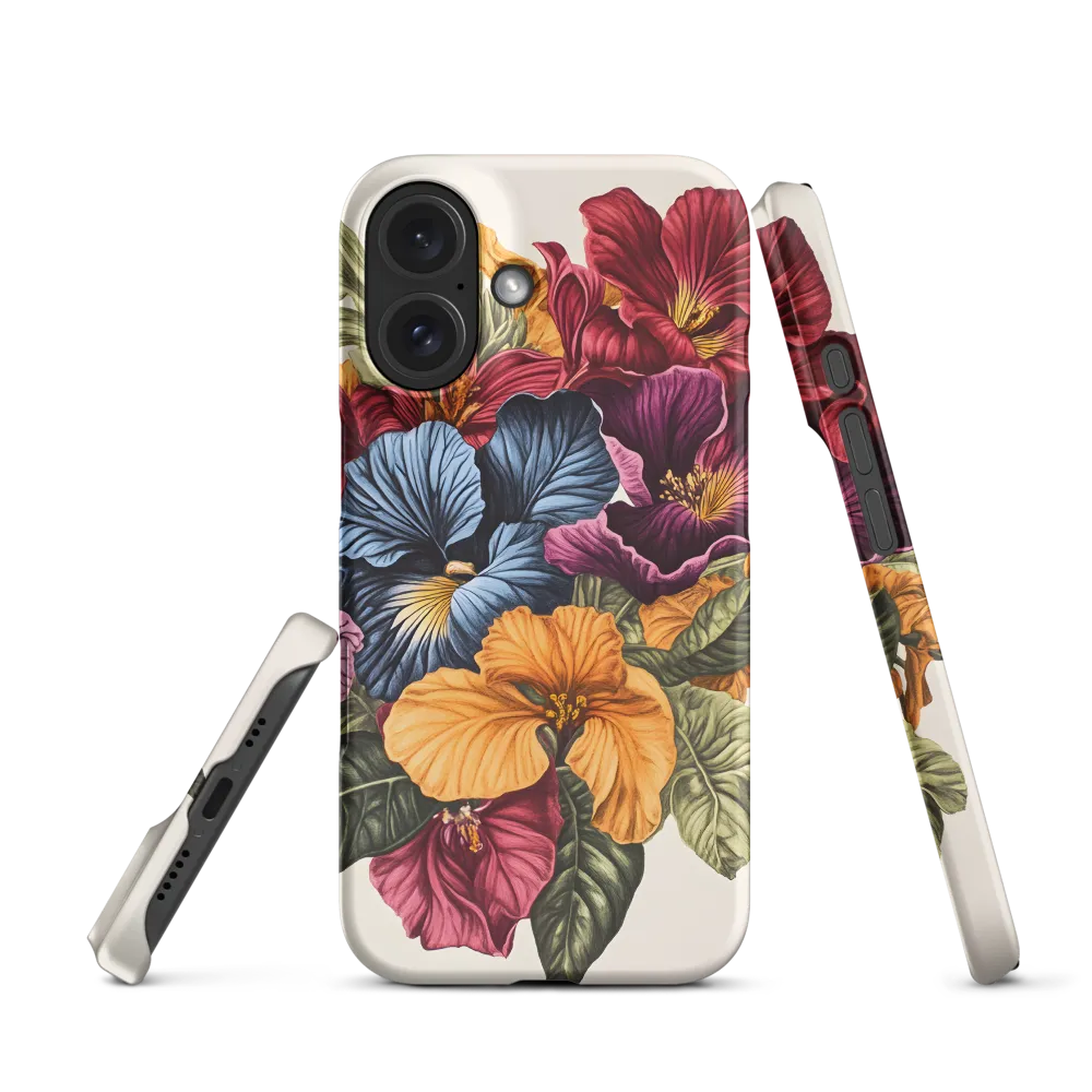 Floral Symphony in Color | Phone Case |  16 | Snap Case | Matte