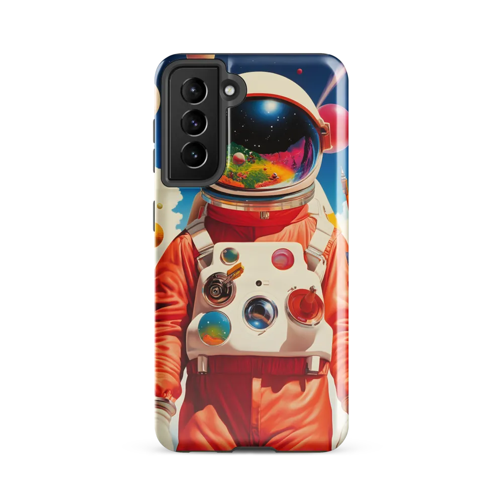 Journey Through the Cosmos | Phone Case |  S21 FE | Tough Case | Glossy