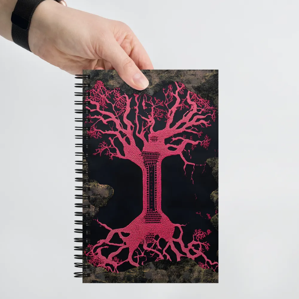 Rooted in Contrast | Spiral Notebook