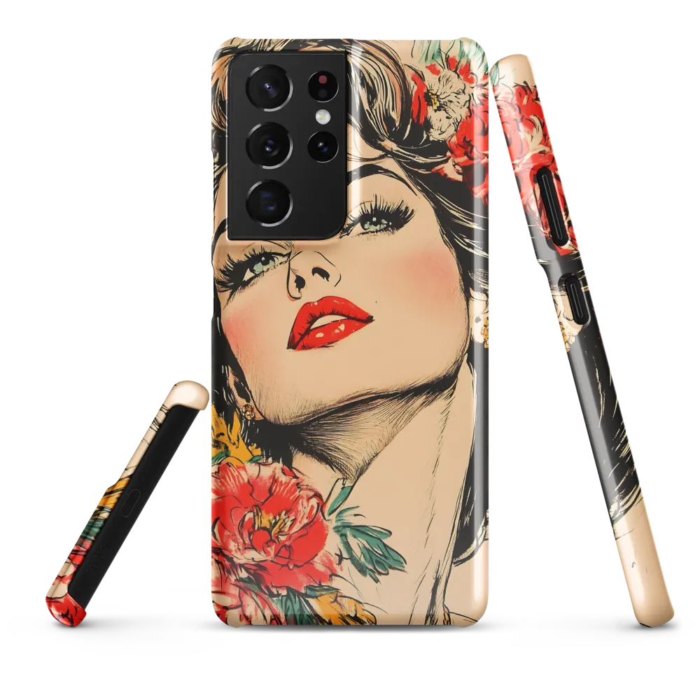 Radiance in Red: A Portrait of Elegance