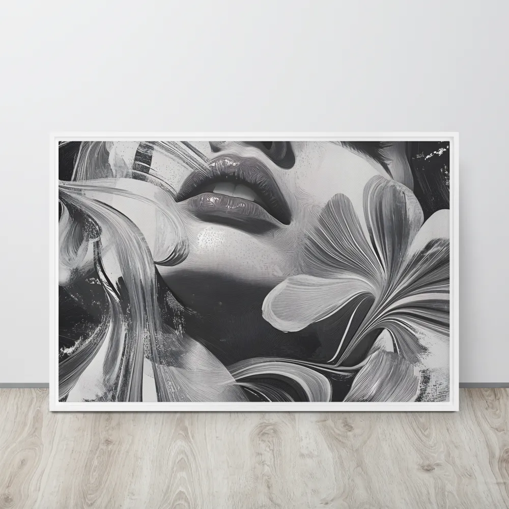 Harmony of Flows | Canvas with White Frame | 24″×36″