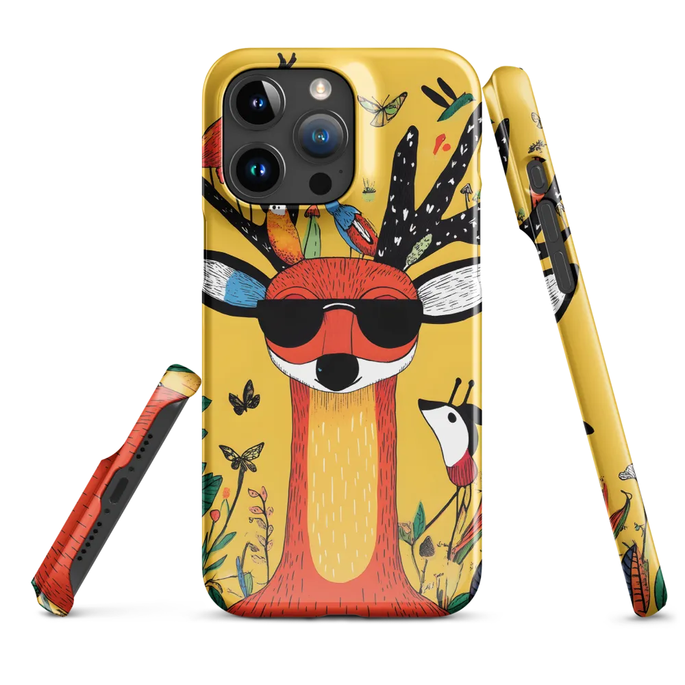 Playful Deer with Sunglasses