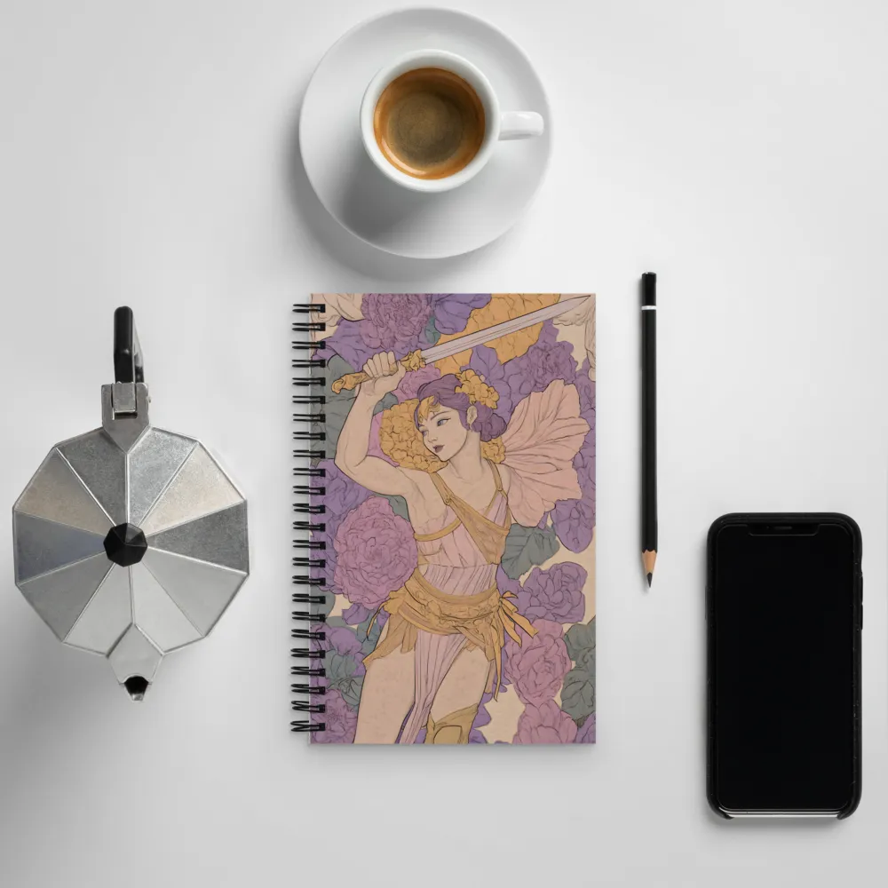 Goddess of Blossoms | Spiral Notebook