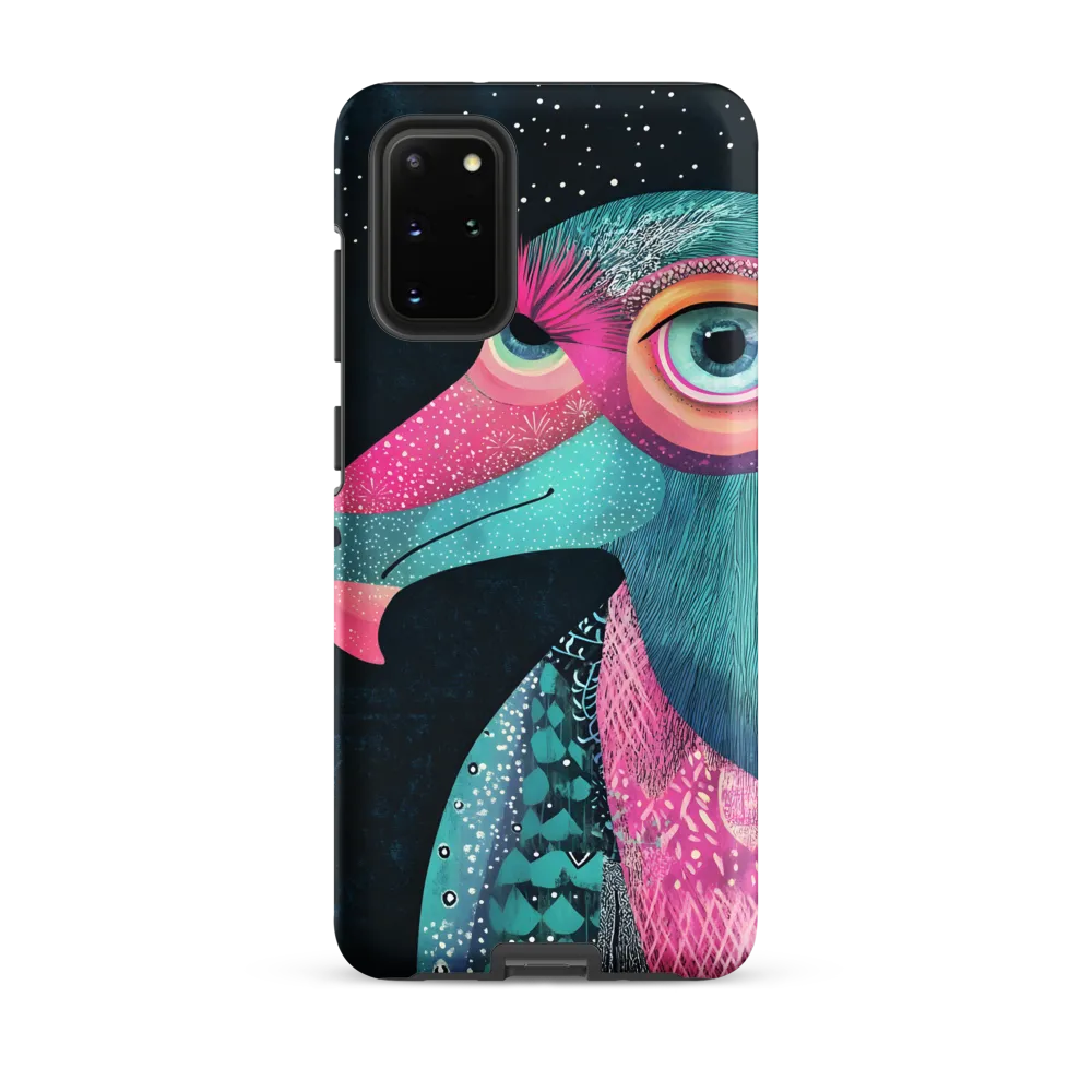 Whimsical Vulture: A Dance of Colors