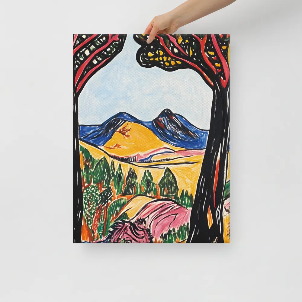 Vibrant Nature's Embrace | Canvas | 18″×24″