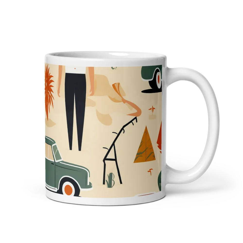 Retro Playfulness | Mug with White inside | 11 oz