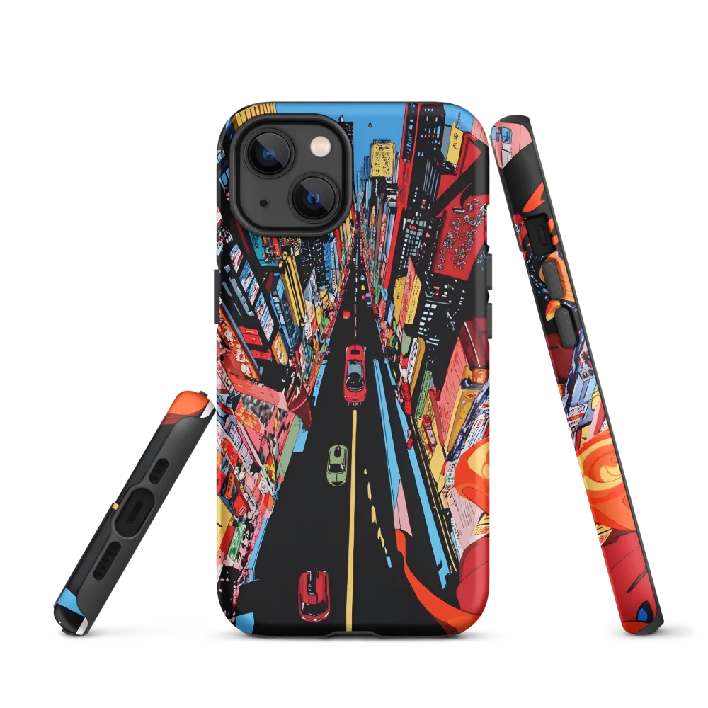 Urban Symphony: A Bird's-Eye View of Life | Phone Case |  13 | Tough Case | Matte