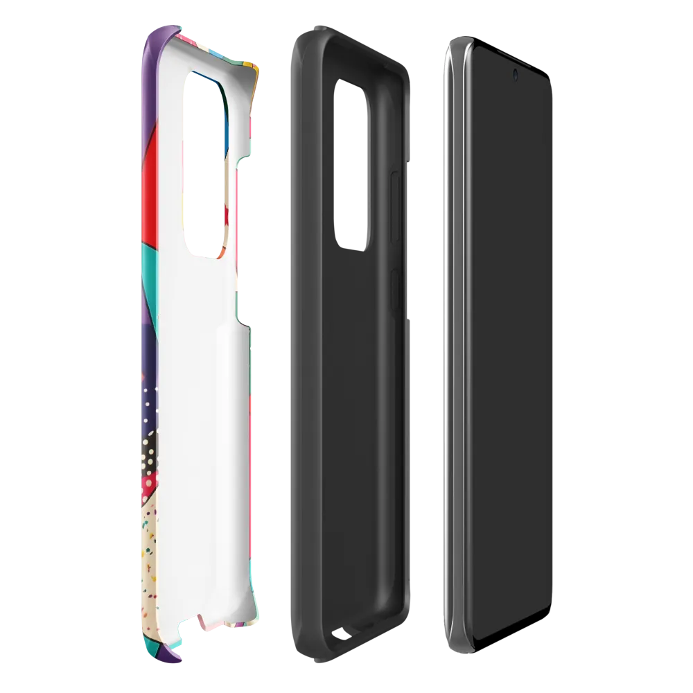 Playful Geometry in Color | Phone Case |  S20 Ultra | Tough Case | Glossy