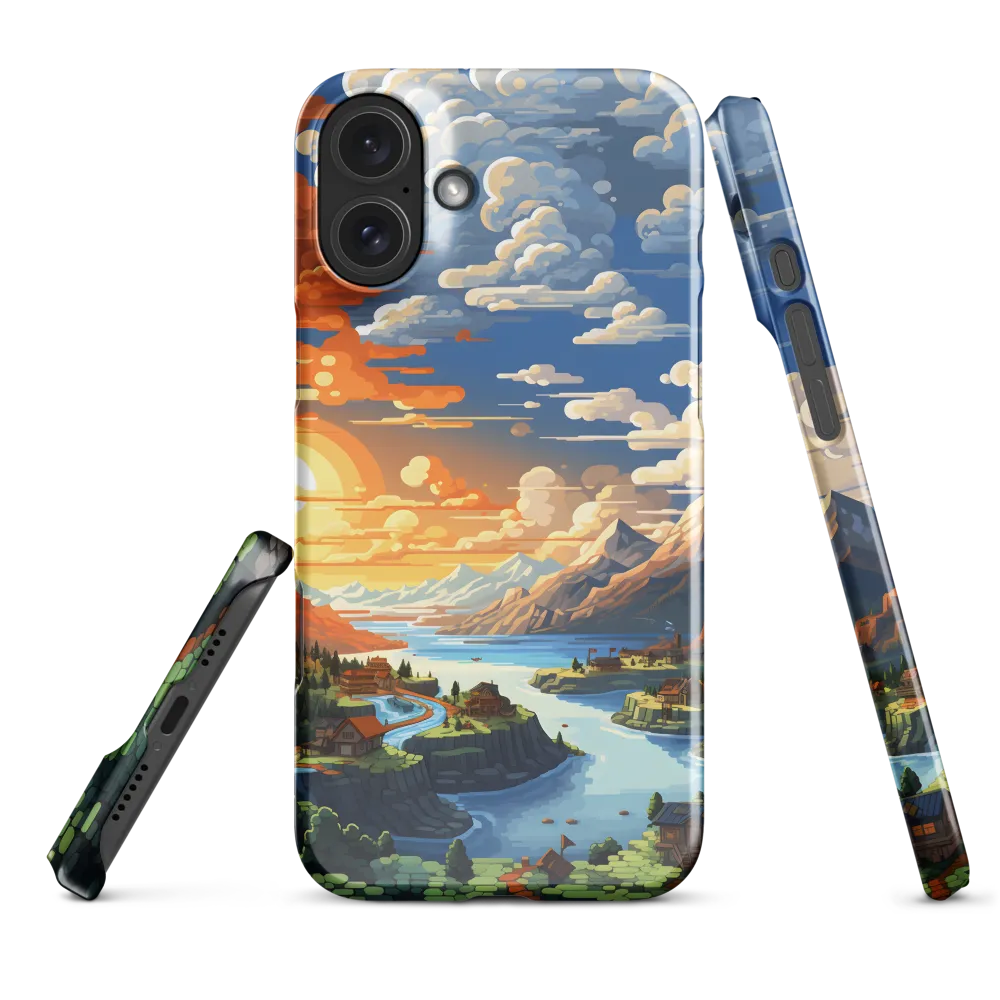 Tranquil Sunset Over Serene Landscape