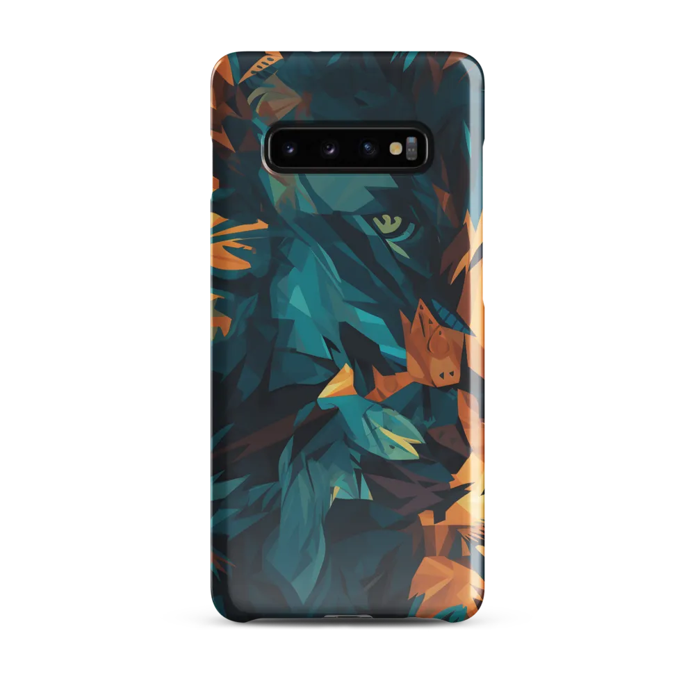 Wild Fusion: The Abstract Wolf | Phone Case |  S10 Plus | Snap Case | Glossy