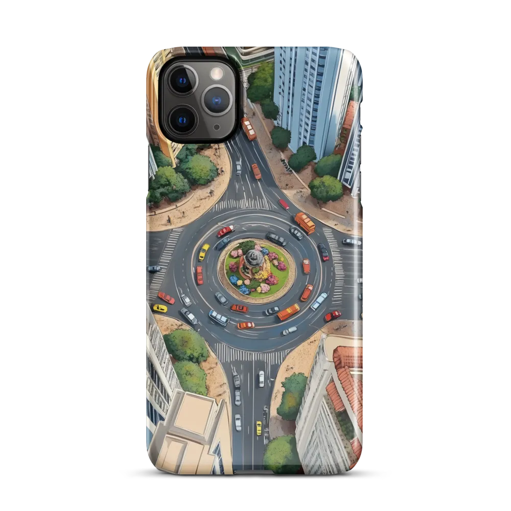 Urban Symphony: Aerial Vision of City Life | Phone Case |  11 Pro Max | Snap Case | Glossy