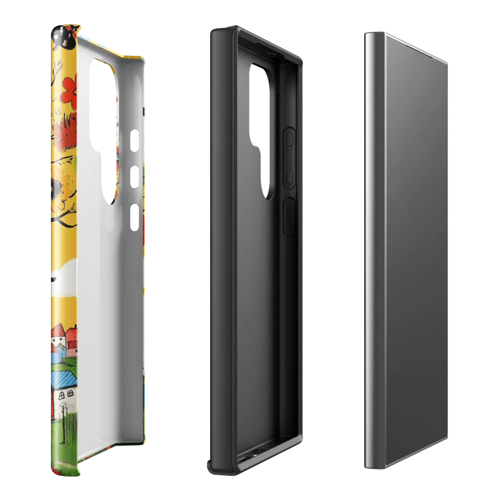 Whimsical Blooms of Life | Phone Case |  S24 Ultra | Tough Case | Glossy