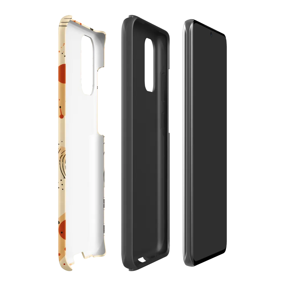 Playful Patterns in Earth Tones | Phone Case |  S20 Plus | Tough Case | Matte