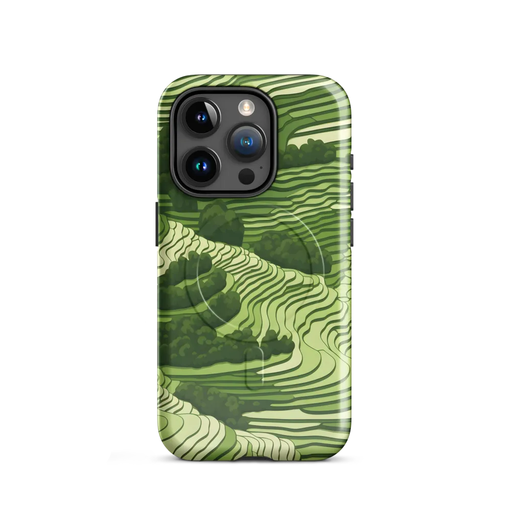 Waves of Green: An Abstract Landscape