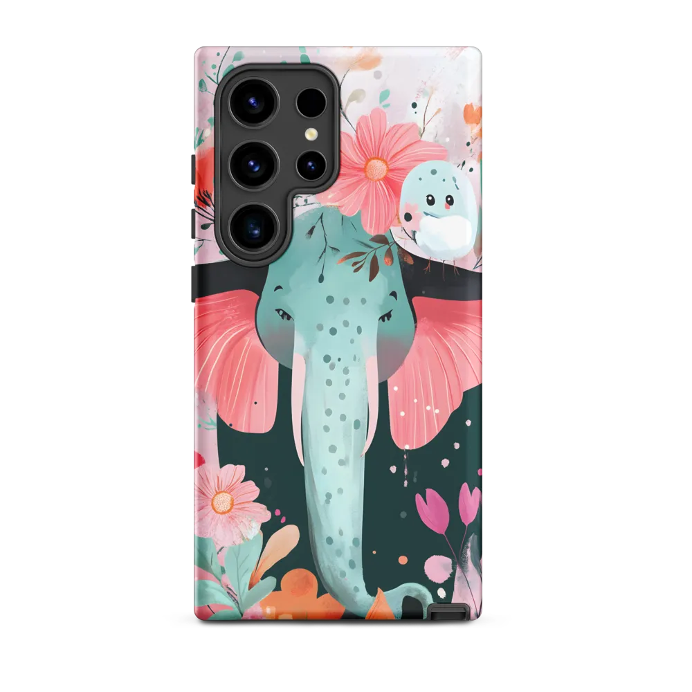 Whimsical Elephant in Bloom