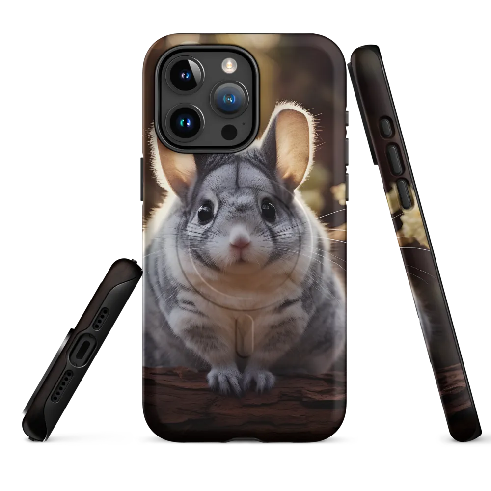 Curious Chinchilla in the Forest