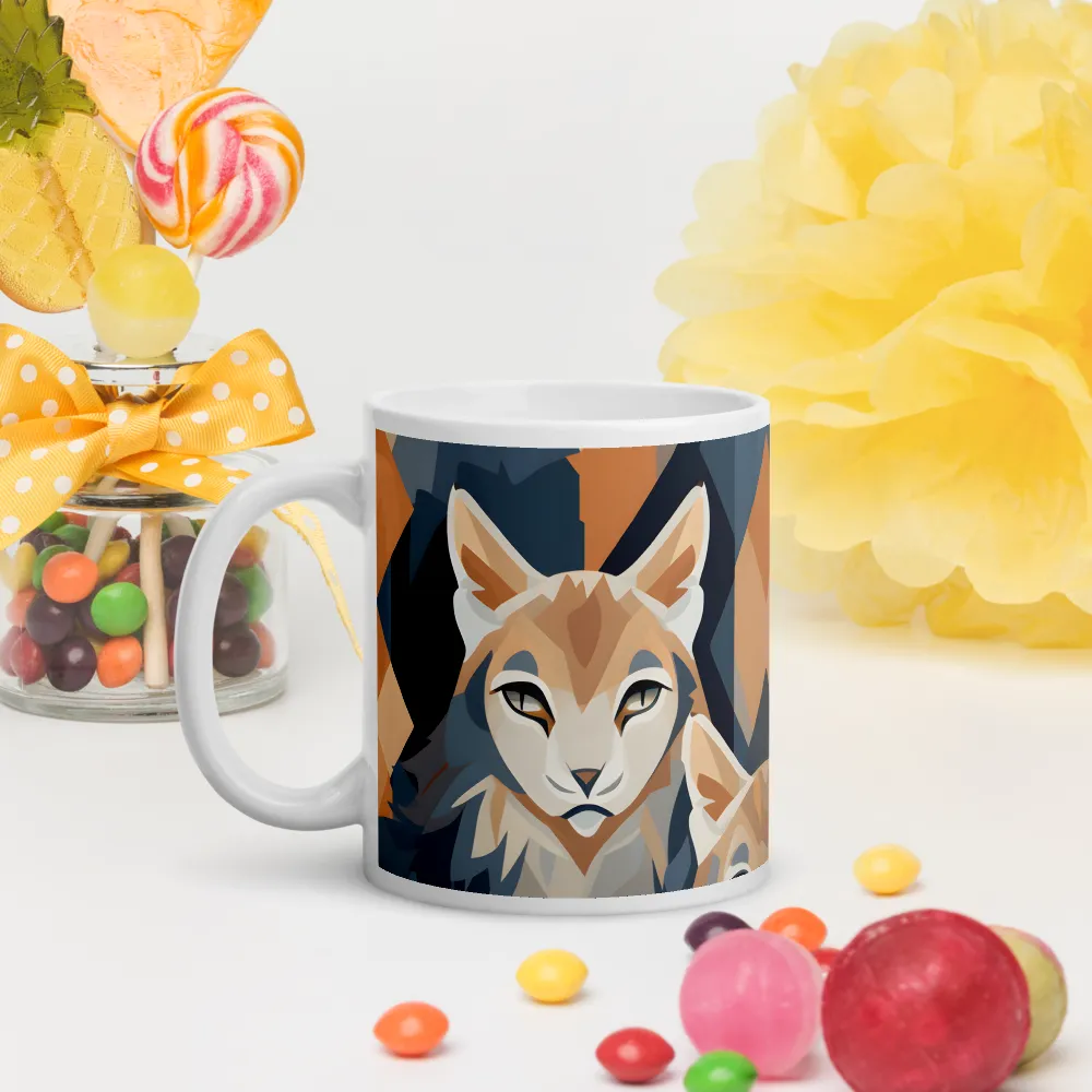 Elegance in Geometry: The Foxes | Mugs | Multiple Sizes & Colors