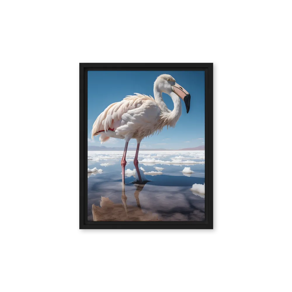 Graceful Solitude of a Flamingo