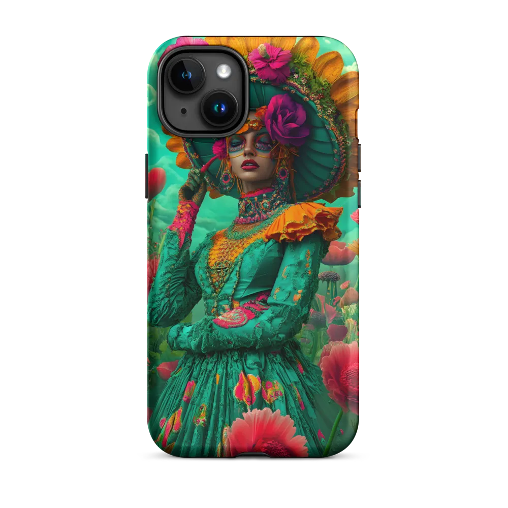 The Blooming Spectacle | Phone Case |  15 Plus | Tough Case | Matte