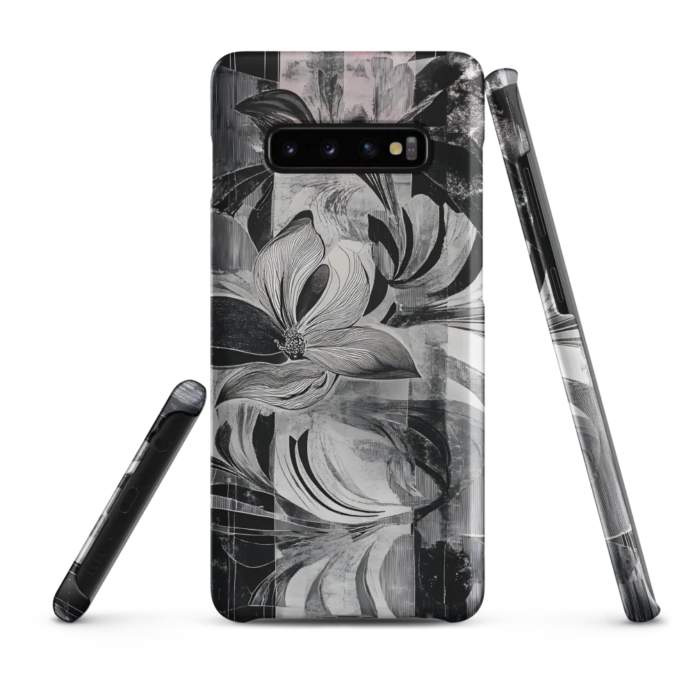 Floral Fusion in Monochrome