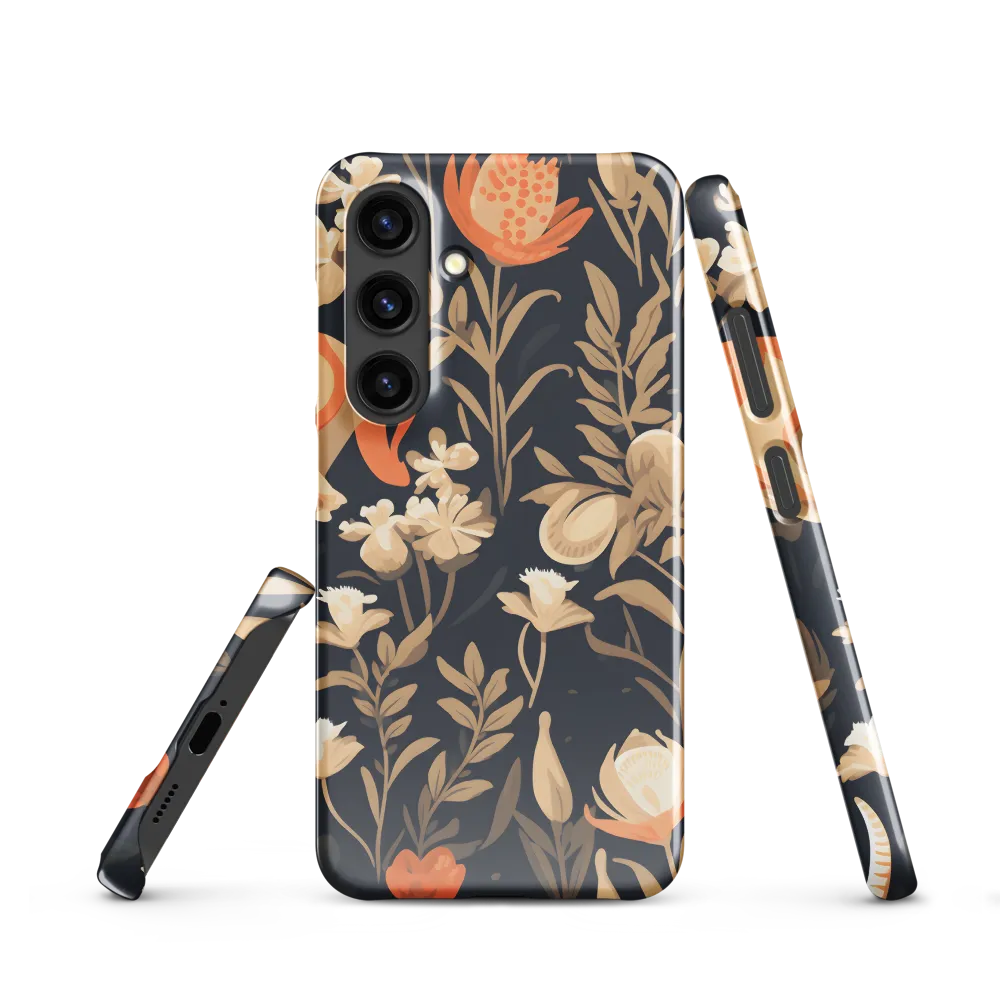 Floral Harmony: A Dance in the Dark