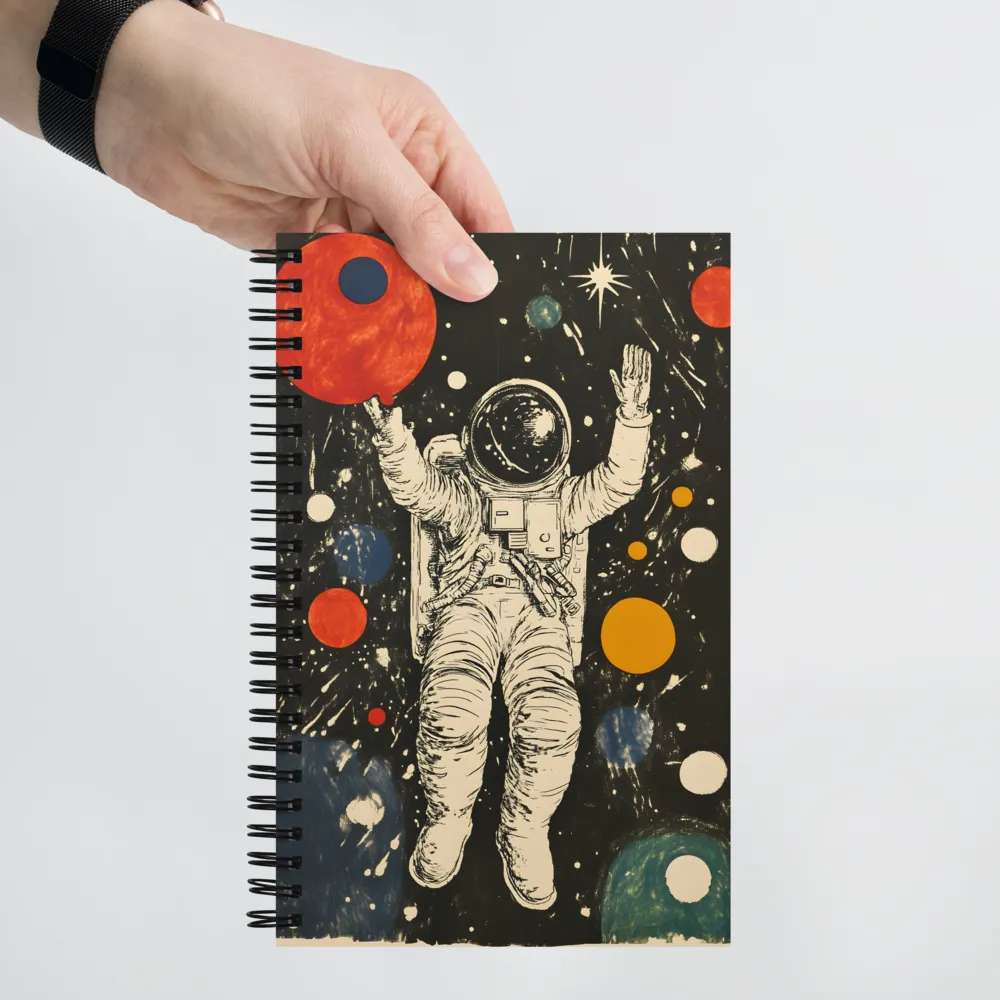 Floating in the Cosmos | Spiral Notebook