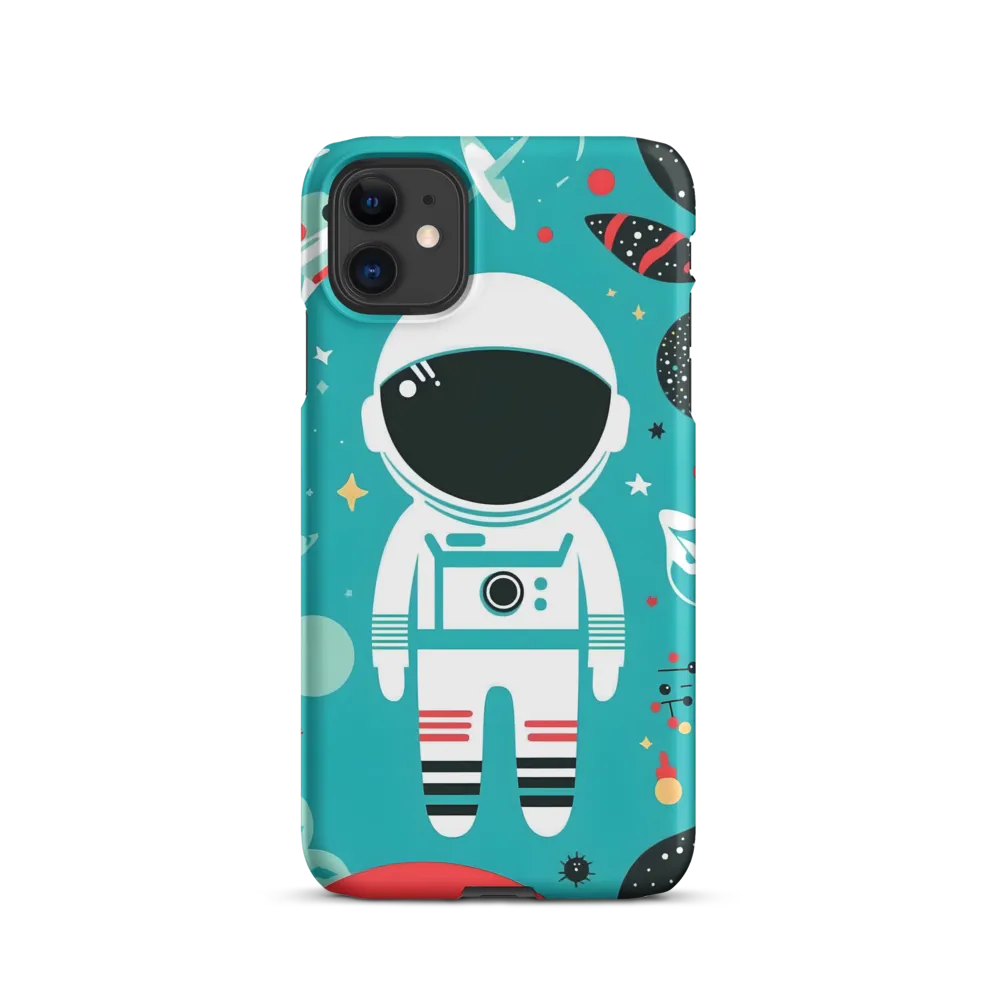 Whimsical Astronaut in Cosmic Wonderland