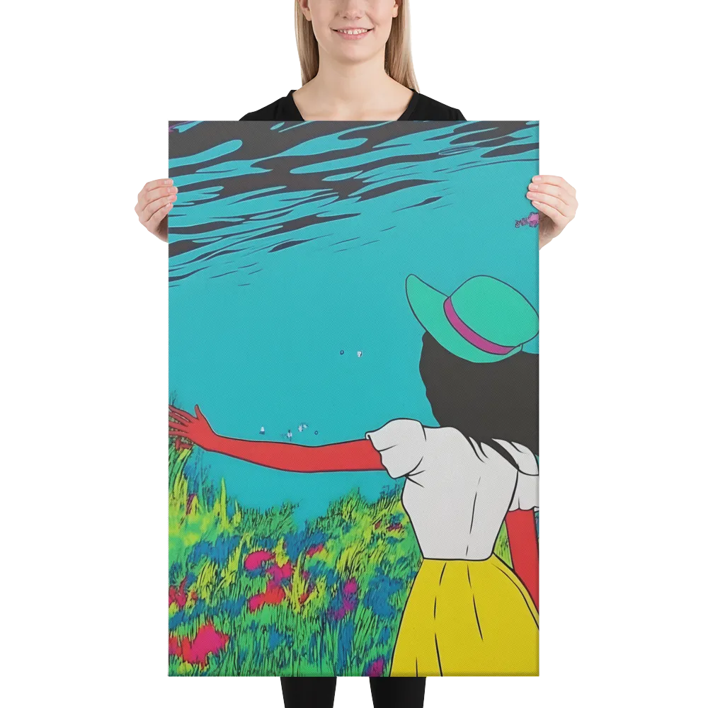 Whimsical Encounter | Canvas | 24″×36″