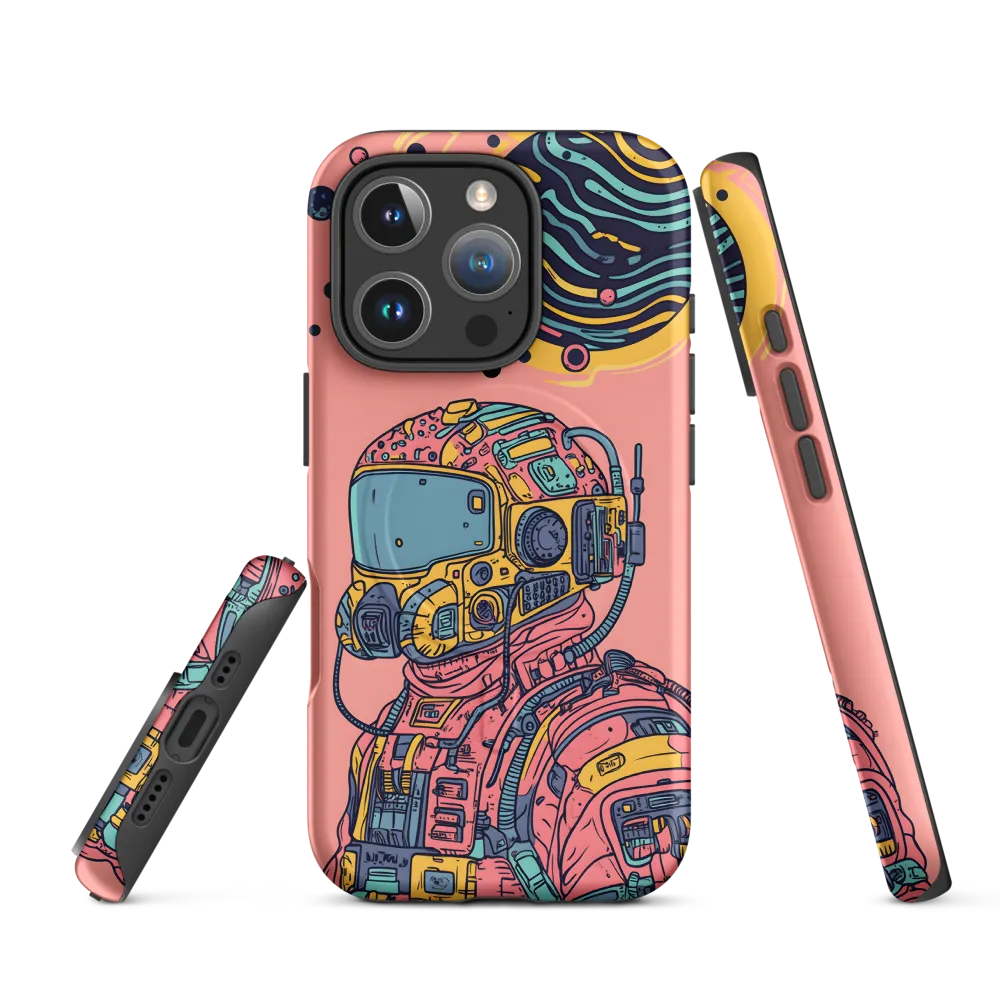 Exploration Beyond: A Digital Astronaut | Phone Case |  16 Pro | MagSafe® Tough Case | Matte