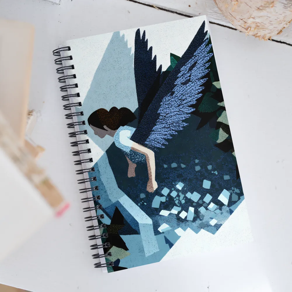 Wings of Mystique | Spiral Notebook