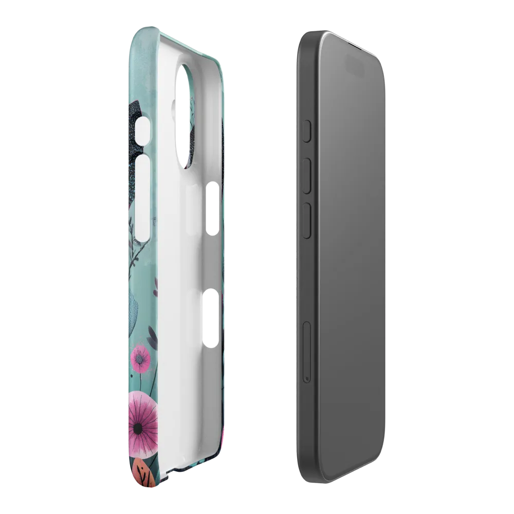Whimsical Fox Among Blossoms | Phone Case |  16 | Snap Case | Matte