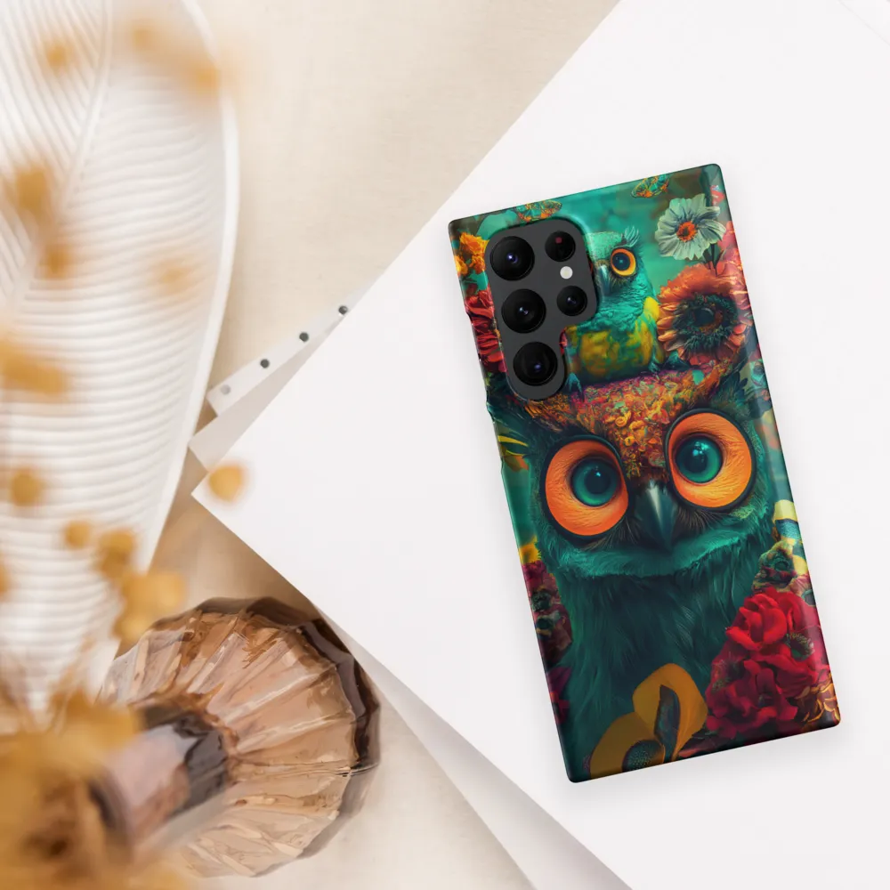 Majestic Harmony: The Floral Owl