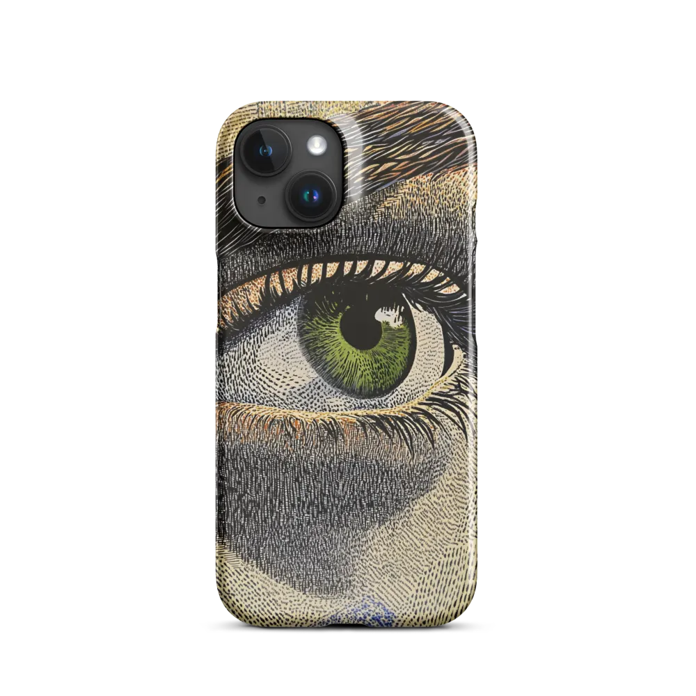 Intrigue in Green | Phone Case |  15 | Snap Case | Glossy