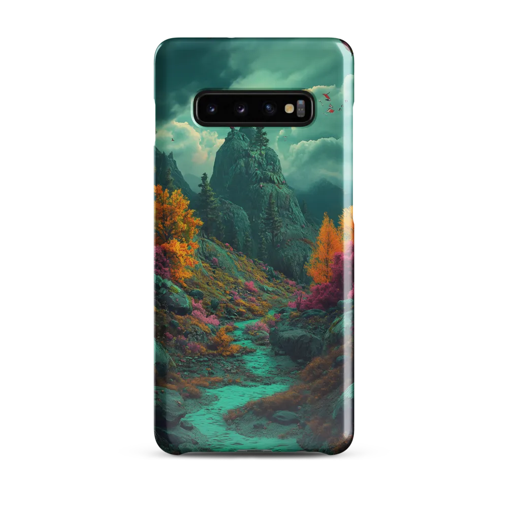 Ethereal Landscapes: A Journey Through Color | Phone Case |  S10 Plus | Snap Case | Glossy