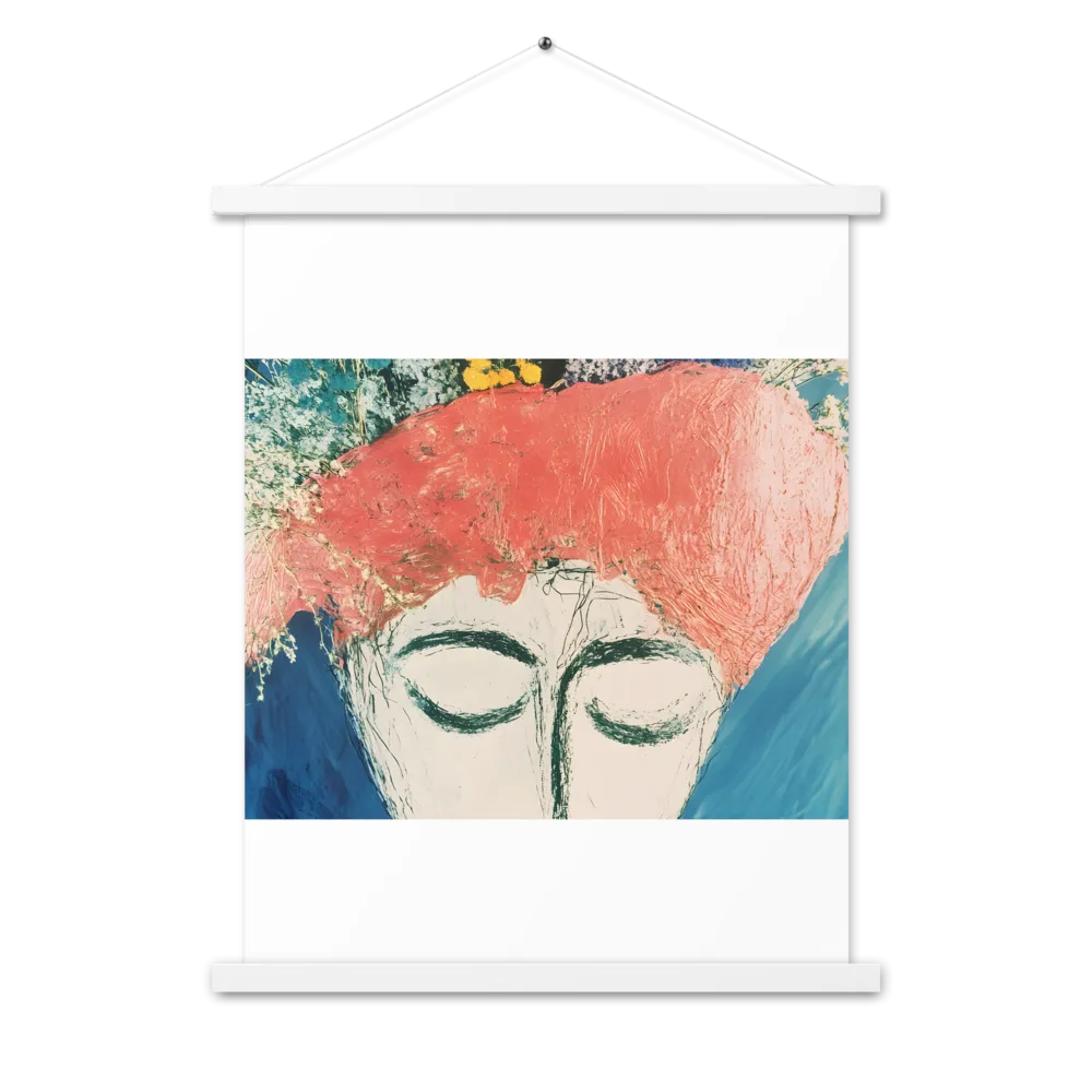 Serenity in Bloom | Poster With White Wood Hanger | 18″×24″