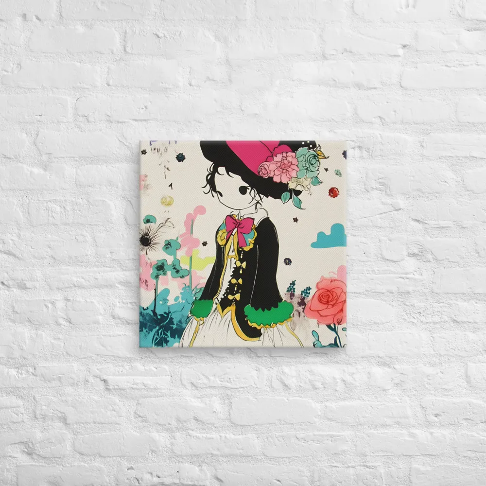 Whimsical Garden Reverie | Canvas | 20″×20″