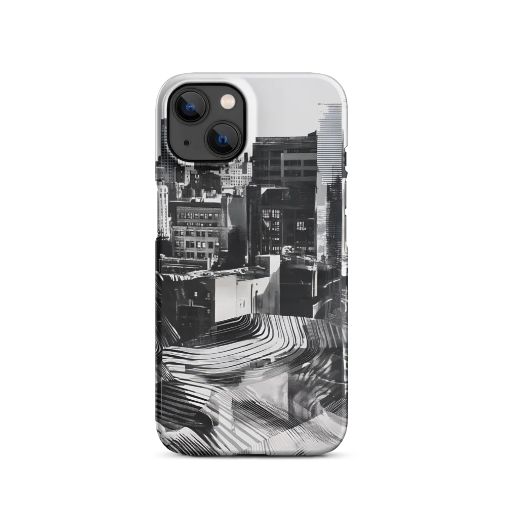 Urban Rhythm in Black and White | Phone Case |  13 | Snap Case | Matte